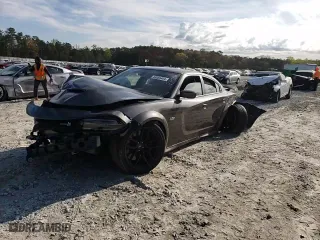 2022 Dodge Charger Scat Pack with VIN 2C3CDXGJ3NH191395, listed as a Copart auction lot 48655404 with 25,444 mi miles and Salvage Title. Bid and sale history available at carsss.com. Image 12.