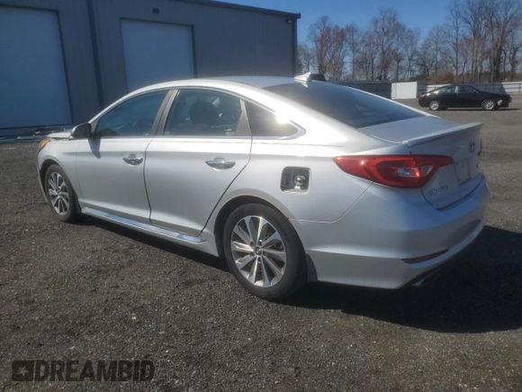 2015 Hyundai Sonata Sport with VIN 5NPE34AF5FH055238, listed as a Copart auction lot 49506805 with 82,312 mi miles and Salvage title. Bid and sale history available at DreamBid. Image 2.