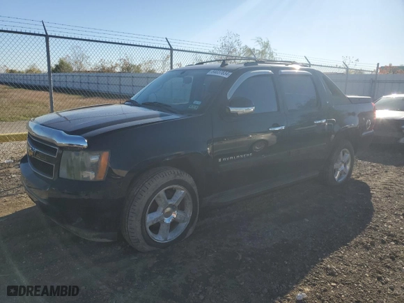 2008 Chevrolet Avalanche LTZ with VIN 3GNEC12038G224975, listed as a Copart auction lot 84037834 with 4,562 mi miles and Clean Title. Bid and sale history available at carsss.com. Image 1.