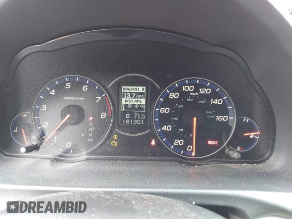 2007 Acura TSX with VIN JH4CL96857C006504, listed as a IAAI auction lot 42656315 with 181,301 mi miles and . Bid and sale history available at DreamBid. Image 7.