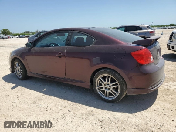 2007 Scion tC Spec with VIN JTKDE167970184208, listed as a Copart auction lot 52399535 with 158,416 mi miles and Salvage Title. Bid and sale history available at carsss.com. Image 2.
