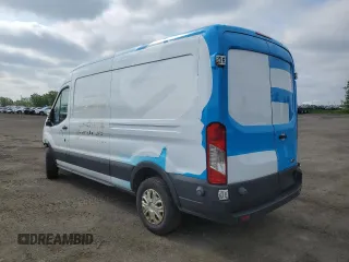 2015 Ford Transit Cargo with VIN 1FTNR2CM2FKB24077, listed as a Copart auction lot 57963285 with 239,419 mi miles and Salvage title. Bid and sale history available at DreamBid. Image 2.