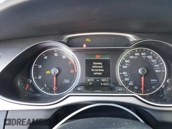 2014 Audi A4 Premium Plus with VIN WAUFFAFL1EA065874, listed as a Copart auction lot 87691285 with 62,172 mi miles and Salvage Title. Bid and sale history available at carsss.com. Image 9.