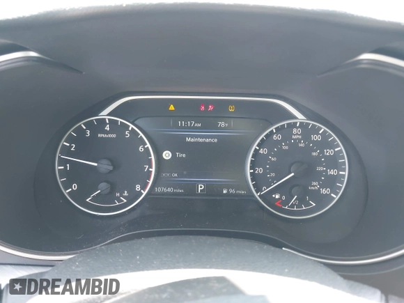2017 Nissan Maxima SL with VIN 1N4AA6AP1HC409561, listed as a IAAI auction lot 42452859 with 107,640 mi miles and . Bid and sale history available at DreamBid. Image 7.