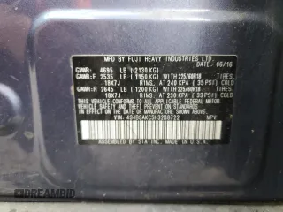 2017 Subaru Outback Limited z VIN 4S4BSAKC5H3208722, wystawiony jako Copart lot #58214955 z przebiegiem 166 675 mil mil oraz Szkoda całkowita • Salvage title. Historia ofert i sprzedaży dostępna na DreamBid. Obrazek 14.