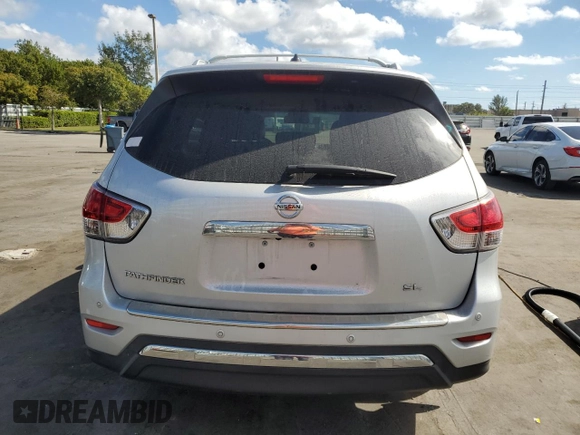 2014 Nissan Pathfinder SL with VIN 5N1AR2MN7EC627968, listed as a Copart auction lot 43920065 with 47,210 mi miles and Salvage Title. Bid and sale history available at DreamBid. Image 6.