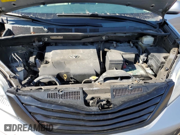 2014 Toyota Sienna L with VIN 5TDZK3DC9ES476369, listed as a Copart auction lot 48244165 with 123,574 mi miles and Salvage Title. Bid and sale history available at carsss.com. Image 12.