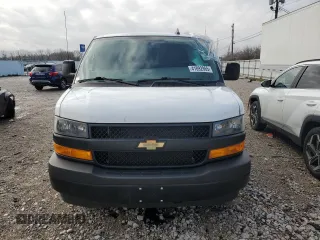 2023 Chevrolet Express Cargo z VIN 1GCWGAFP4P1260339, wystawiony jako Copart lot #41892865 z przebiegiem 7 185 mil mil oraz Nie do naprawy • Non repairable. Historia ofert i sprzedaży dostępna na DreamBid. Obrazek 5.