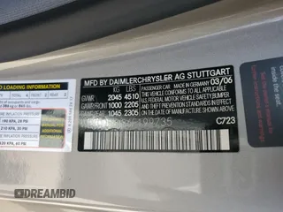 2006 Mercedes-Benz CLK 350 z VIN WDBTJ56J36F199735, wystawiony jako Copart lot #62213905 z przebiegiem 31 982 mil mil oraz Szkoda całkowita • Salvage title. Historia ofert i sprzedaży dostępna na DreamBid. Obrazek 12.