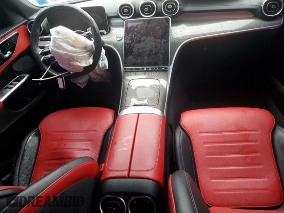 2023 Mercedes-Benz C 43 AMG with VIN W1KAF8HB9PR105901, listed as a Copart auction lot 44231895 with Not Provided miles and Non Repairable. Bid and sale history available at DreamBid. Image 8.