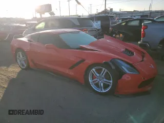 2017 Chevrolet Corvette 1LT with VIN 1G1YB2D7XH5101361, listed as a Copart auction lot 87439564 with 89,725 mi miles and Salvage Title. Bid and sale history available at carsss.com. Image 4.