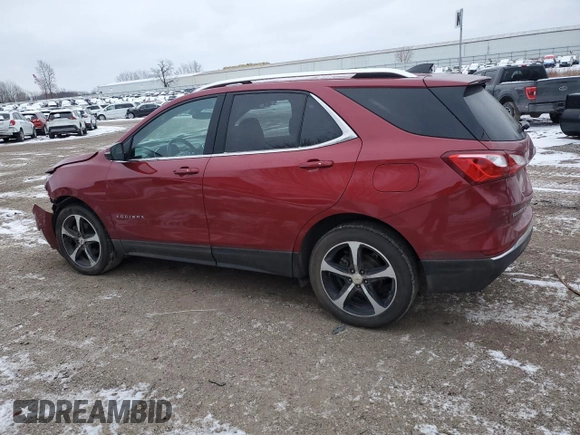 2019 Chevrolet Equinox LT with VIN 2GNAXLEX4K6206429, listed as a Copart auction lot 87500565 with 69,172 mi miles and Salvage Title. Bid and sale history available at DreamBid. Image 2.