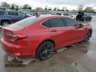 2021 Acura TLX Technology with VIN 19UUB5F42MA008752, listed as a Copart auction lot 51679665 with Not provided miles and Salvage title. Bid and sale history available at DreamBid. Image 3.