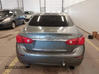 2015 Infiniti Q50 Premium with VIN JN1BV7AP2FM345954, listed as a IAAI auction lot 41514027 with 79,957 mi miles. Bid and sale history available at carsss.com. Image 16.