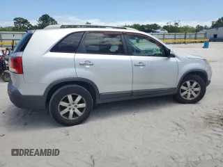 2011 Kia Sorento LX with VIN 5XYKT3A15BG153950, listed as a Copart auction lot 54901365 with 113,889 mi miles and Salvage Title. Bid and sale history available at carsss.com. Image 3.