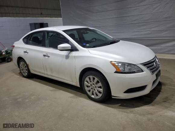 2013 Nissan Sentra SR with VIN 3N1AB7AP9DL673853, listed as a Copart auction lot 48659095 with 102,863 mi miles and Salvage Title. Bid and sale history available at carsss.com. Image 4.