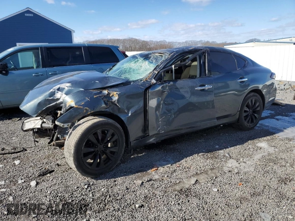 2011 Infiniti M37 with VIN JN1BY1AR1BM370151, listed as a Copart auction lot 45120405 with 163,349 mi miles and Non Repairable. Bid and sale history available at carsss.com. Image 1.