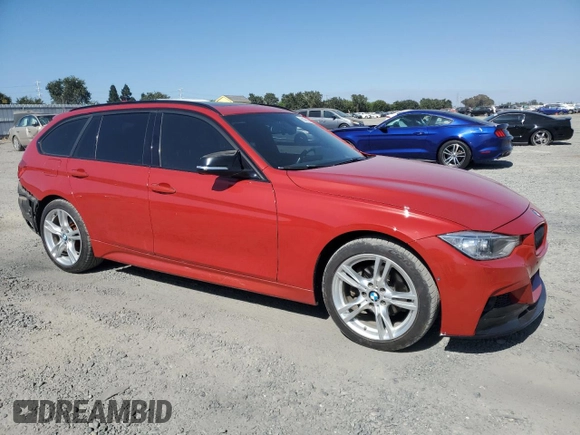 2014 BMW 3 Series 328d xDrive with VIN WBA3K5C57EKT33199, listed as a Copart auction lot 61461245 with 114,134 mi miles and Salvage title. Bid and sale history available at DreamBid. Image 4.