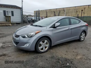 2012 Hyundai Elantra GLS with VIN KMHDH4AE2CU433033, listed as a Copart auction lot 44430105 with 121,763 mi miles and Clean Title. Bid and sale history available at carsss.com. Image 1.