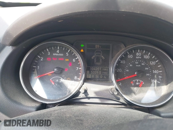 2013 Nissan Rogue S with VIN JN8AS5MV7DW104560, listed as a IAAI auction lot 41792395 with 104,201 mi miles and . Bid and sale history available at DreamBid. Image 7.