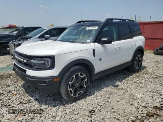 2023 Ford Bronco Sport Outer Banks с VIN 3FMCR9C64PRD63253, выставлен на аукционе Copart как лот 60114685 с пробегом 29 357 миль миль и Списание • Salvage title. История ставок и продаж доступна на DreamBid. Изображение 1.
