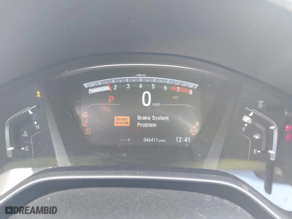2019 Honda CR-V EX with VIN 7FARW2H55KE031982, listed as a IAAI auction lot 41465242 with 46,411 mi miles. Bid and sale history available at carsss.com. Image 7.