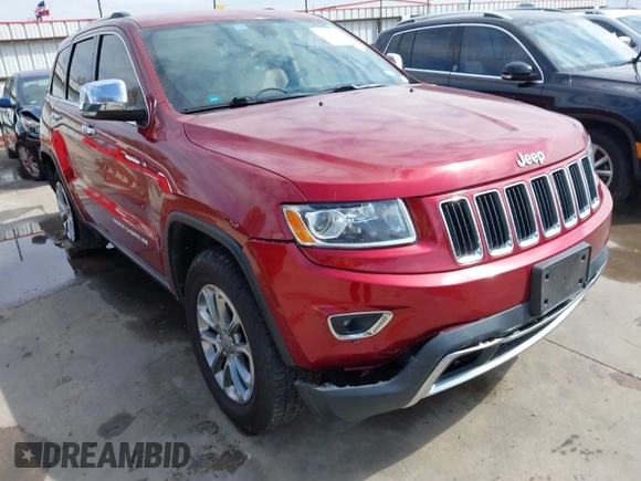2014 Jeep Grand Cherokee Limited with VIN 1C4RJEBG7EC519984, listed as a IAAI auction lot 41578472 with 96,021 mi miles. Bid and sale history available at carsss.com. Image 1.