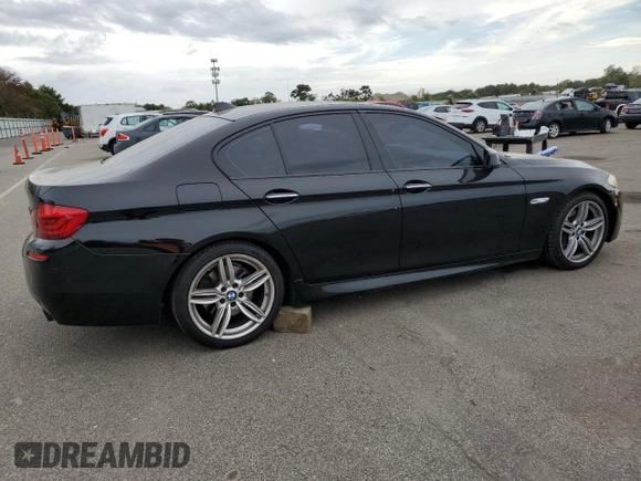2013 BMW 5 Series 535i with VIN WBAFR7C59DC826797, listed as a Copart auction lot 72140164 with 236,901 mi miles and Salvage title. Bid and sale history available at DreamBid. Image 3.