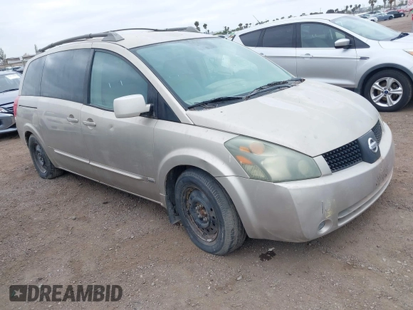 2006 Nissan Quest S Special Edition z VIN 5N1BV28U86N100058, wystawiony jako IAAI lot #42178079 z przebiegiem Nie podano mil oraz . Historia ofert i sprzedaży dostępna na DreamBid. Obrazek 1.