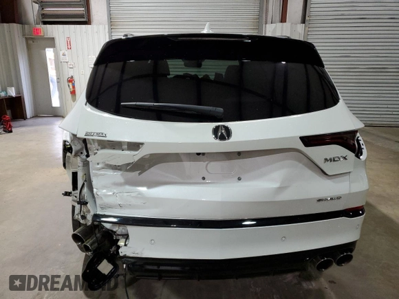 2023 Acura MDX Type S w/Advance Package with VIN 5J8YD8H89PL004140, listed as a Copart auction lot 87893805 with 14,149 mi miles and Salvage Title. Bid and sale history available at carsss.com. Image 6.