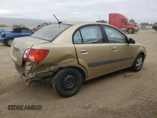 2009 Kia Rio LX with VIN KNADE223496549097, listed as a Copart auction lot 54375975 with 140,882 mi miles and Salvage Title. Bid and sale history available at DreamBid. Image 3.