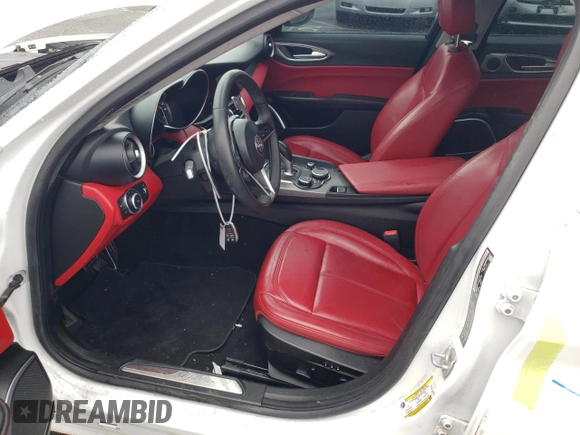 2017 Alfa Romeo Giulia with VIN ZARFAEDN1H7541156, listed as a Copart auction lot 73412182 with 50,085 mi miles. Bid and sale history available at carsss.com. Image 7.