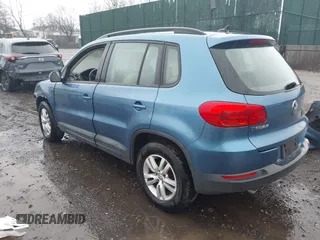 2017 Volkswagen Tiguan S with VIN WVGBV7AX8HK009247, listed as a IAAI auction lot 41346498 with 190,952 mi miles and . Bid and sale history available at DreamBid. Image 3.