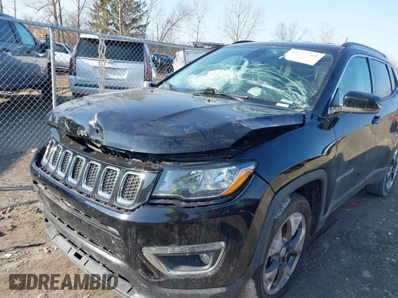 2020 Jeep Compass Limited with VIN 3C4NJCCB9LT187666, listed as a IAAI auction lot 41777761 with 80,129 mi miles and . Bid and sale history available at DreamBid. Image 6.