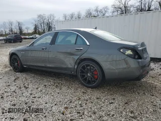 2018 Mercedes-Benz S 63 AMG with VIN WDDUG8JB8JA396370, listed as a Copart auction lot 81920304 with 41,713 mi miles and Salvage title. Bid and sale history available at DreamBid. Image 2.