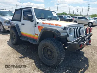 2018 Jeep Wrangler Sport z VIN 1C4GJXAN8JW302519, wystawiony jako IAAI lot #42331871 z przebiegiem 51 639 mil mil oraz . Historia ofert i sprzedaży dostępna na DreamBid. Obrazek 1.