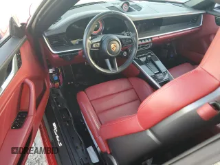 2021 Porsche 911 Turbo S with VIN WP0CD2A90MS263755, listed as a Copart auction lot 44530504 with 0 mi miles. Bid and sale history available at carsss.com. Image 8.