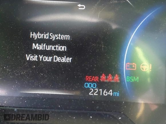 2021 Toyota RAV4 Hybrid XSE with VIN 4T3E6RFV1MU057532, listed as a IAAI auction lot 41713474 with 22,164 mi miles. Bid and sale history available at carsss.com. Image 16.