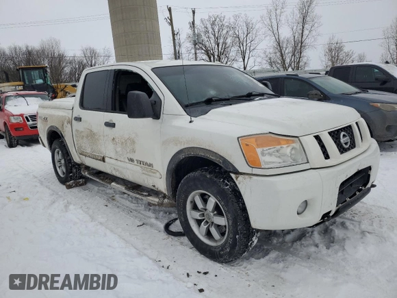 2012 Nissan Titan SL with VIN 1N6AA0EC0CN316295, listed as a Copart auction lot 45873765 with Not provided miles and Clean title. Bid and sale history available at DreamBid. Image 4.