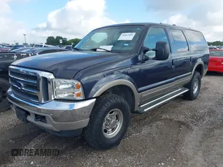 2000 Ford Excursion Limited with VIN 1FMNU42S6YEE16063, listed as a IAAI auction lot 42667484 with 176,296 mi miles and . Bid and sale history available at DreamBid. Image 2.