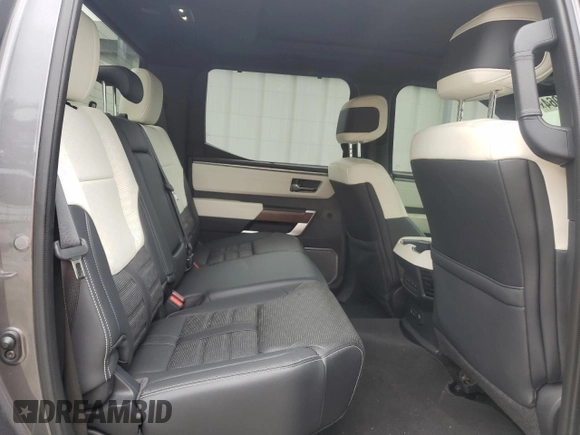 2023 Toyota Tundra Capstone Hybrid with VIN 5TFVC5DBXPX028881, listed as a Copart auction lot 80079964 with 12,565 mi miles and Salvage title. Bid and sale history available at DreamBid. Image 10.