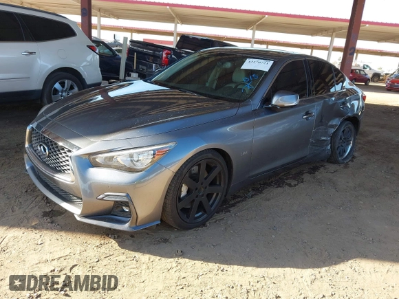 2020 Infiniti Q50 Luxe with VIN JN1EV7AP8LM200197, listed as a IAAI auction lot 42270721 with 66,978 mi miles and . Bid and sale history available at DreamBid. Image 17.