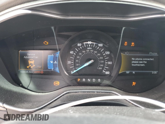 2016 Ford Fusion Titanium with VIN 3FA6P0K90GR191310, listed as a Copart auction lot 54839775 with 168,646 mi miles and Salvage title. Bid and sale history available at DreamBid. Image 9.