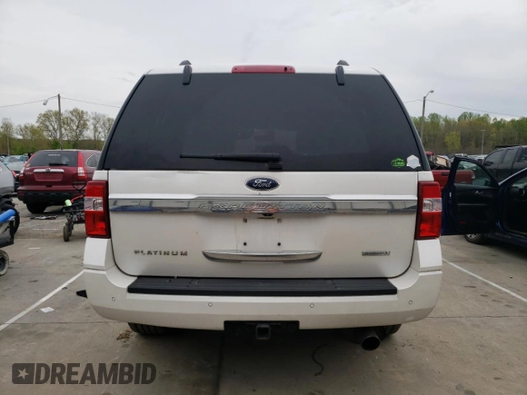 2017 Ford Expedition Platinum with VIN 1FMJU1MT9HEA80055, listed as a Copart auction lot 53562945 with 117,782 mi miles and Salvage title. Bid and sale history available at DreamBid. Image 6.