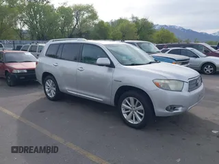 2008 Toyota Highlander Hybrid Limited with VIN JTEEW44A182024351, listed as a IAAI auction lot 42103942 with 376,287 mi miles. Bid and sale history available at carsss.com. Image 1.