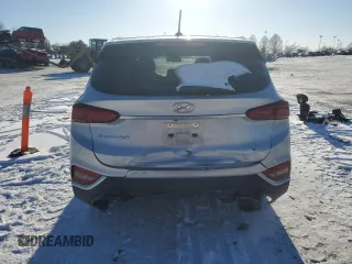 2019 Hyundai Santa Fe SE z VIN 5NMS23AD8KH117866, wystawiony jako Copart lot #45498615 z przebiegiem 70 030 mil mil oraz Szkoda całkowita • Salvage title. Historia ofert i sprzedaży dostępna na DreamBid. Obrazek 6.