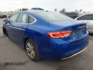 2015 Chrysler 200 Limited with VIN 1C3CCCAB5FN640243, listed as a IAAI auction lot 41198115 with 152,871 mi miles. Bid and sale history available at carsss.com. Image 3.