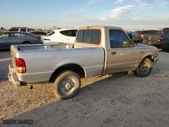 1995 Ford Ranger Splash with VIN 1FTCR10AXSUA06496, listed as a Copart auction lot 89253125 with 301,366 mi miles and Salvage Title. Bid and sale history available at carsss.com. Image 3.
