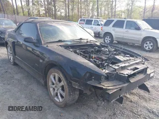 2003 Ford Mustang GT Deluxe with VIN 1FAFP45XX3F341089, listed as a IAAI auction lot 41960011 with 1 mi miles. Bid and sale history available at carsss.com. Image 1.