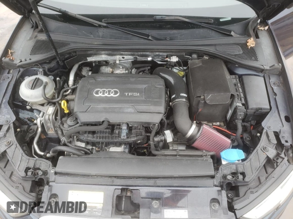 2017 Audi A3 Sedan Premium with VIN WAUB8GFF6H1009312, listed as a Copart auction lot 38437684 with 100,469 mi miles. Bid and sale history available at carsss.com. Image 11.